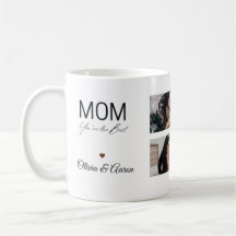Melhor Caneca de Colagem de Fotos da Mamãe