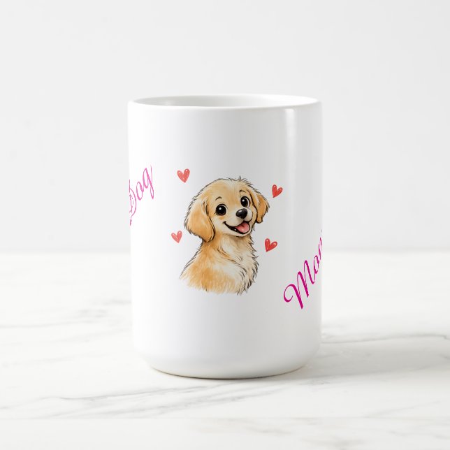 Café Melhor Caneca de Mãe de Cachorro de Todos os Tempo (Centro)