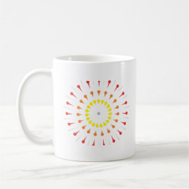 Café Melhor Design de Caneca Fogos de Artifício