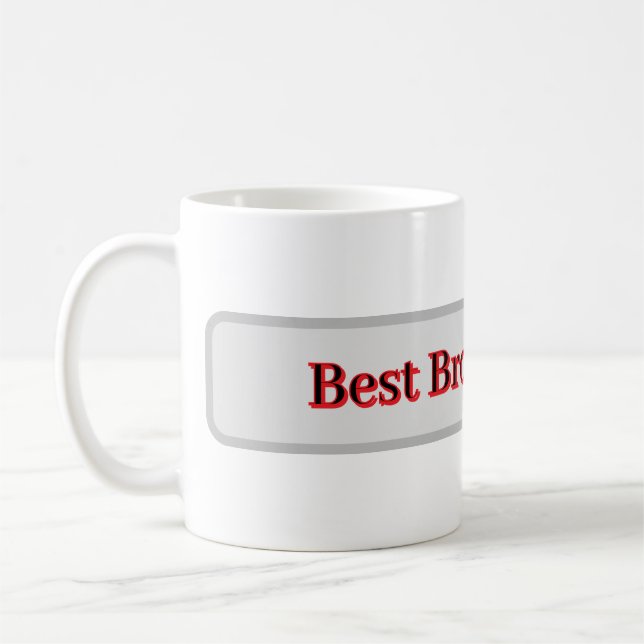 Café Melhor Irmão de Todos – Caneca de Presente (Esquerda)