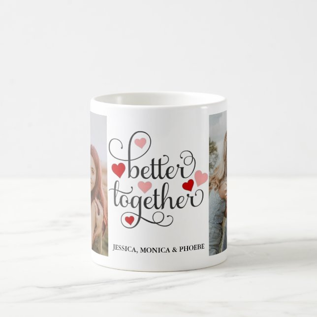 Café "Melhor Juntos" Caneca de Foto (Centro)