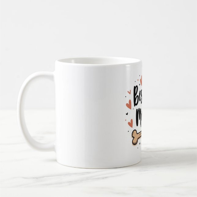 Café Melhor Mãe de Cachorro de Todos – Caneca de 330 ml (Esquerda)