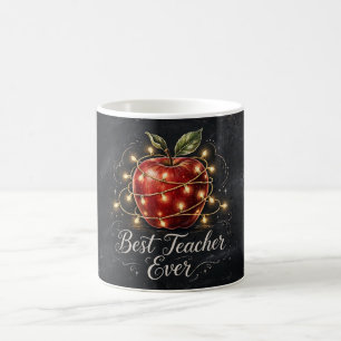 Café Melhor Professor — Caneca de Maçã de Natal