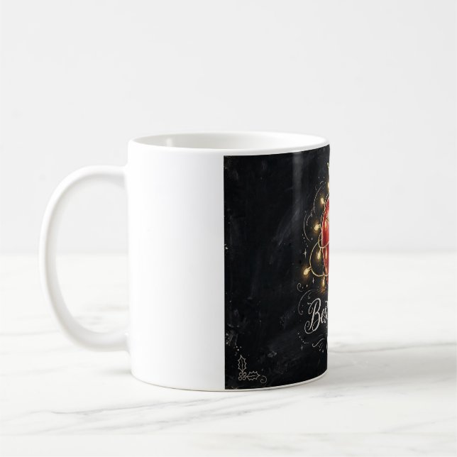 Café Melhor Professor — Caneca de Maçã de Natal (Esquerda)