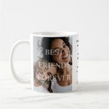 Melhores Amigos para Sempre Caneca de Amizade BFF