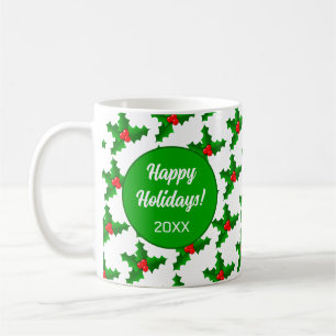 Café Mensagem de Férias Personalizada / Caneca do Ano