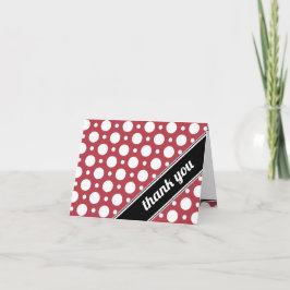 Cafe Merlot Red Assorted Bolinhas Cartões de agrad