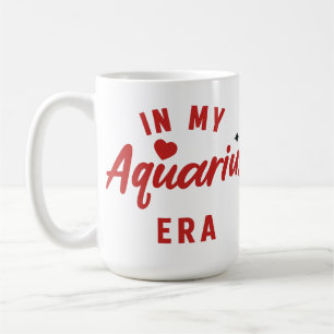 Café meu Aquário era Caneca , presente de aniversário d