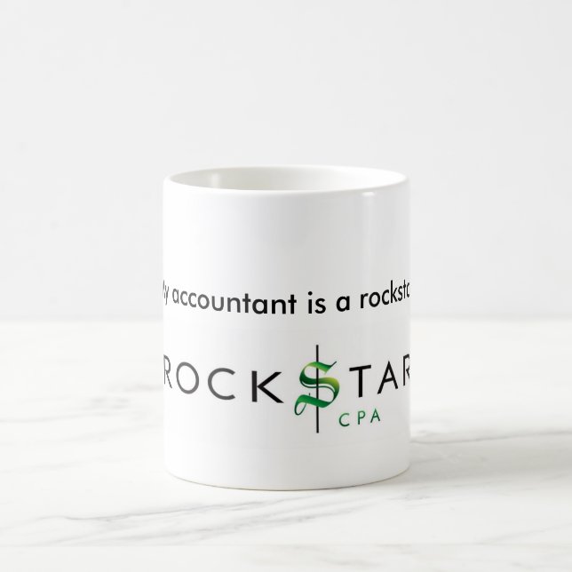 Café Meu contador é uma caneca de Rockstar (Centro)