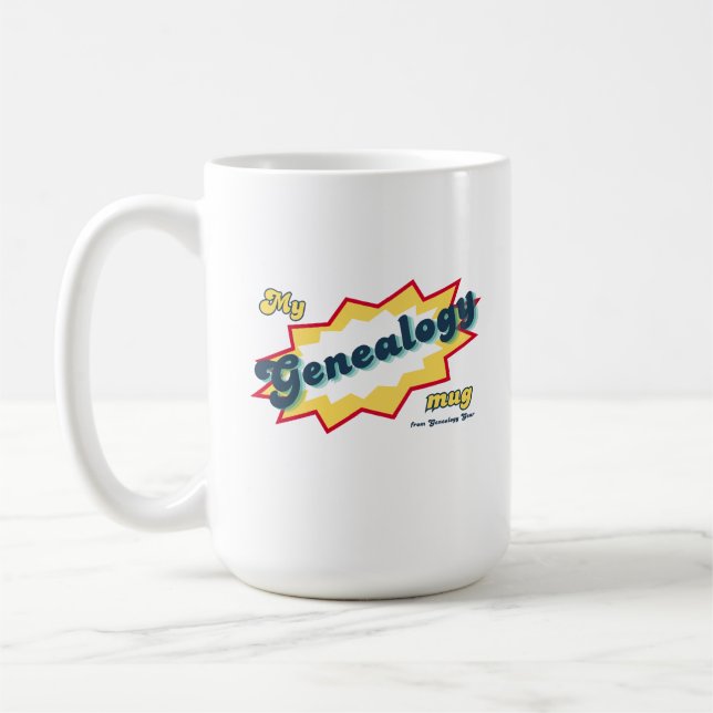 Café Minha Caneca de Genealogia (Esquerda)