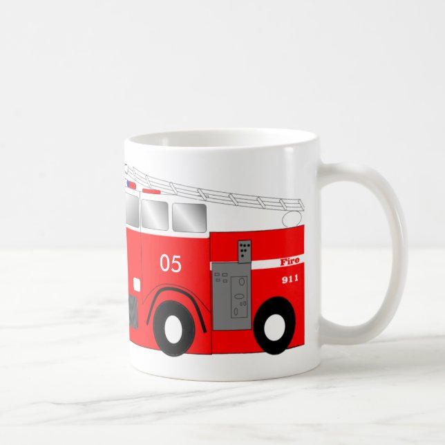 Café Minha caneca é um CARRO DE BOMBEIROS (Direita)