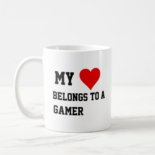 Café Minha Pertença A Uma Caneca De Jogador (Esquerda)