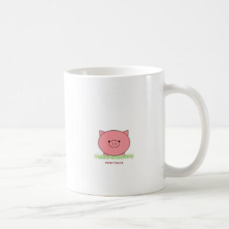 Café Mmm caneca de Piggie do bacon