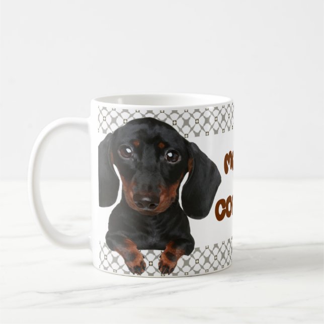 Café Mmm da caneca | do Dachshund…! (Esquerda)