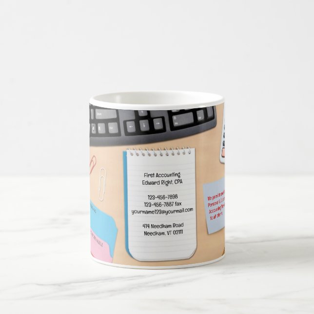 Café Modelo de Caneca de Escritório de Contabilidade Em (Centro)