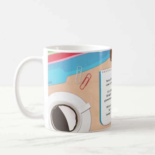 Café Modelo de Caneca de Negócios para Mesa de Escritór (Esquerda)