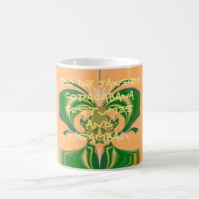Café Modelo de imagem de invólucro de caneca (Centro)