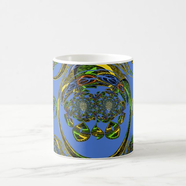 Café Modelo de imagem de invólucro de caneca (Centro)