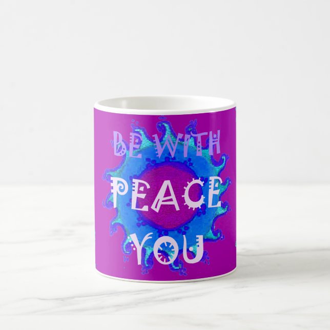 Café Modelo de imagem para envoltório de caneca (Centro)