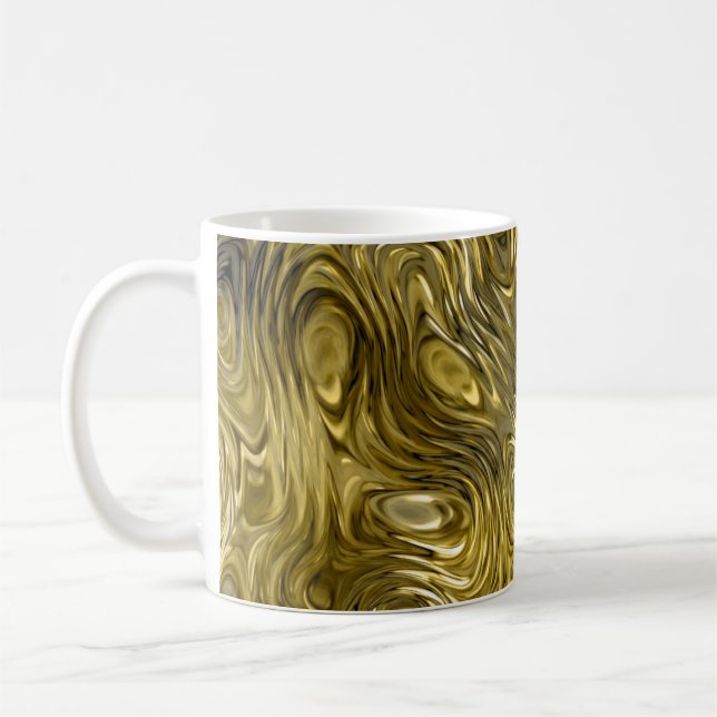 Café Molten "Dourado", caneca de impressão (Esquerda)