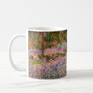 Café Monet - Irrises na caneca do jardim de Monet