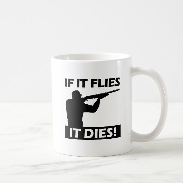 Café Morte de Mosca é Engraçada Caneca (Direita)