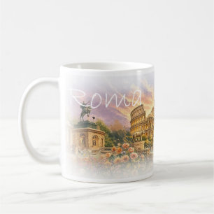 Café Mosaico LZO01C de ROMA, Lazio, Itália, Caneca de C