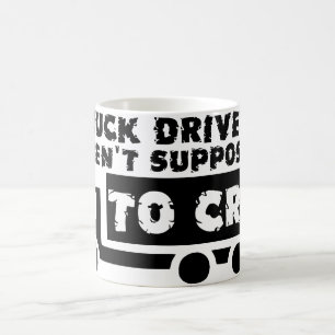 Café Motoristas de Caminhão Não Devem Chorar Caneca Eng