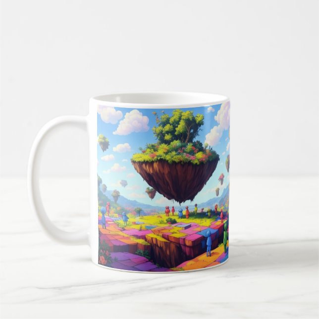 Café Mundo Xadrez, Caneca de Café, 330 ml (Esquerda)