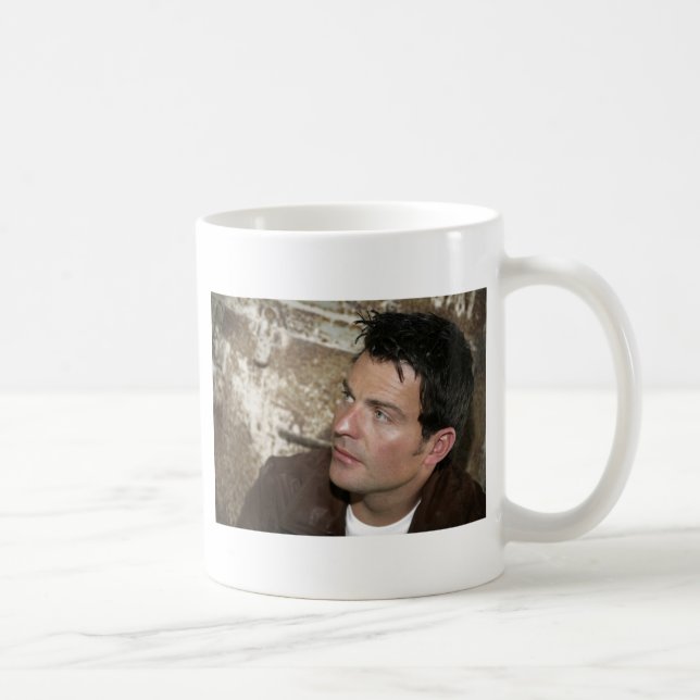 Café Música de Ryan Kelly - caneca - casaco de cabedal (Direita)