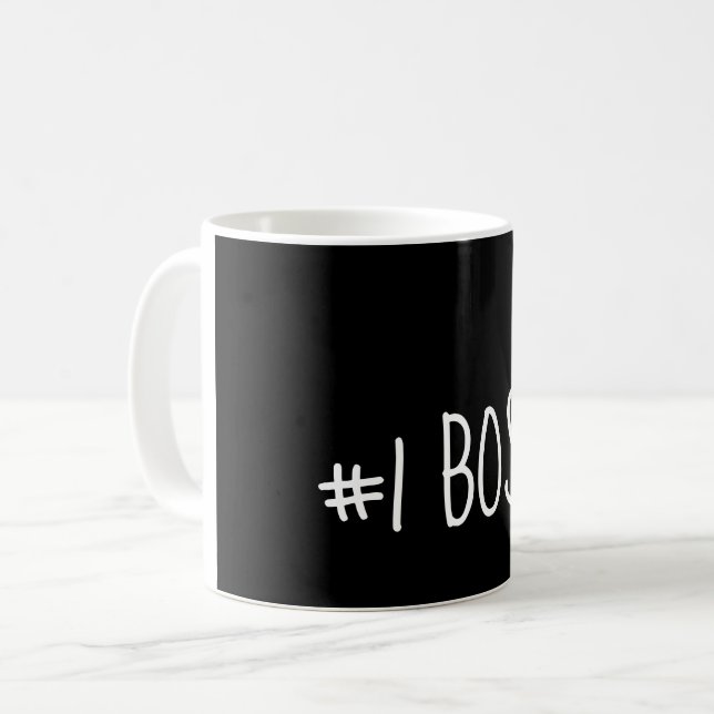 Café Nº 1 caneca de BOSS (Frente Esquerda)