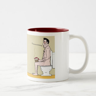 Café na caneca da lata