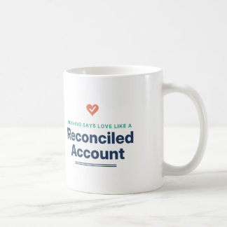 Café Nada Diz Amor Como uma Caneca de Conta Reconciliad