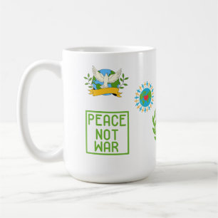 CAFÉ NÃO À GUERRA, MAS UNIDADE, GOLINHO DE PAZ CANECA D