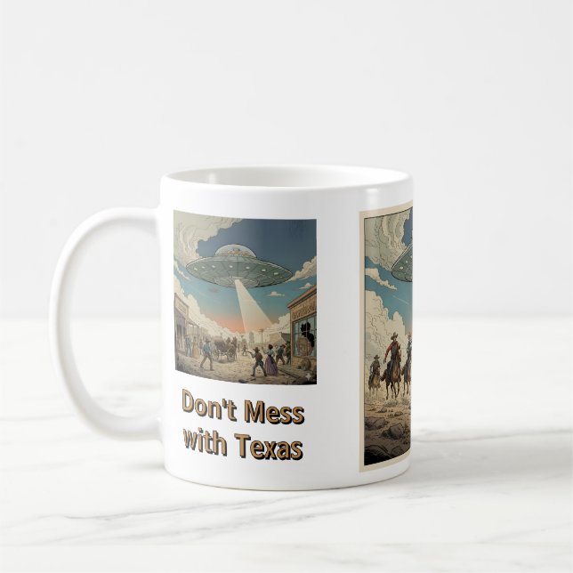 Café Não Brinque com o Texas - Caneca de Invasão (Esquerda)