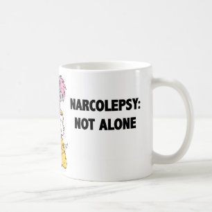 Café NARCOLEPSY: NÃO caneca do divertimento de ALONE