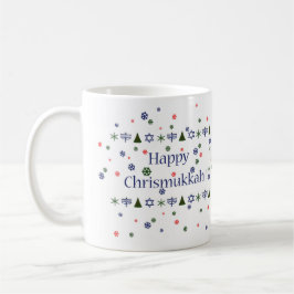 Café Natal e caneca combinado de Hanukkah
