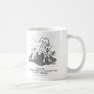 Café Nenhuma caneca de Texting