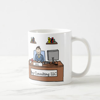 Café Nome da empresa personalizado de w da caneca dos