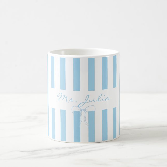 Café Nome personalizado caneca de apreciação do profess (Centro)