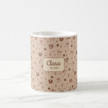 Nome Personalizado Caneca de Chocolate Quente Conf