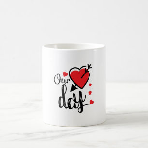 Café Nossa Data – Caneca de Citação de Amor Romântico