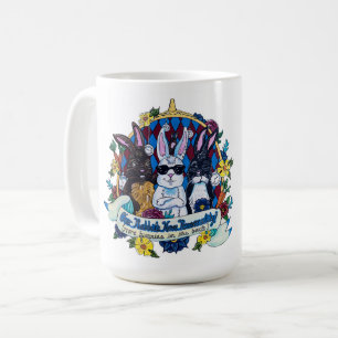 Café Nossos coelhos têm a personalidade! Caneca de caf