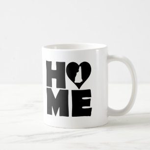 Café Nova Hampshire Home Heart State Mug ou Caneca de v
