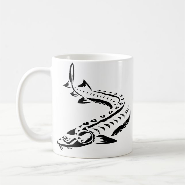 Café NOVO tribal - caneca dobro de Scutes (Esquerda)