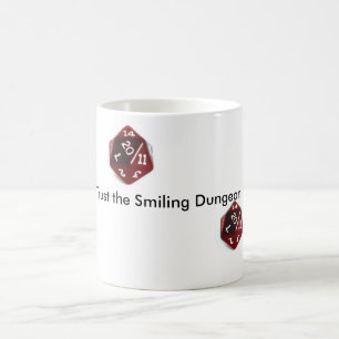 Café Nunca confie a caneca mestra de sorriso do Dungeon