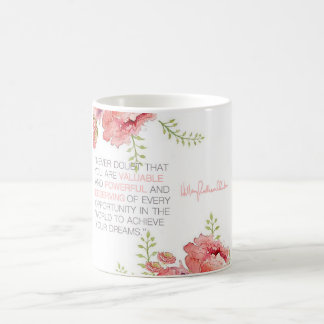 Café Nunca duvide - a caneca de Hillary Clinton