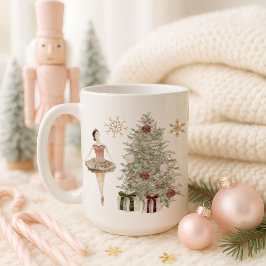 Café Nutcracker Ballerina Personalizou a caneca de Nata