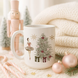 Café Nutcracker Ballerina Personalizou a caneca de Nata