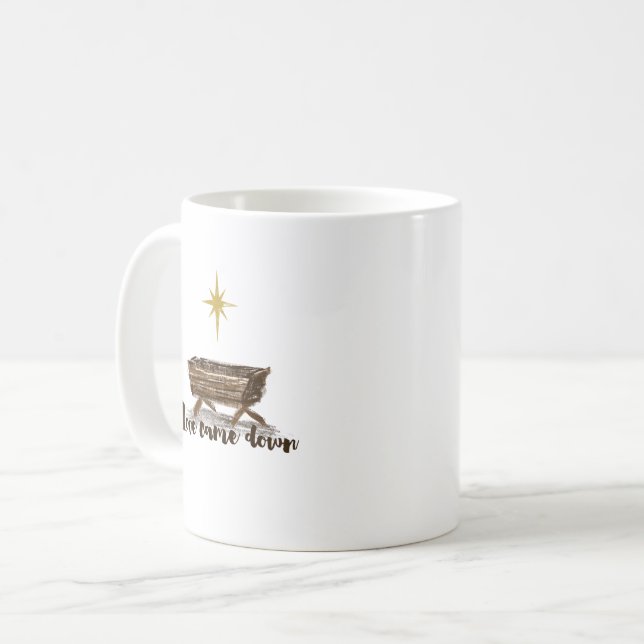 Café O Amor Caiu Na Caneca De Natal (Frente Esquerda)